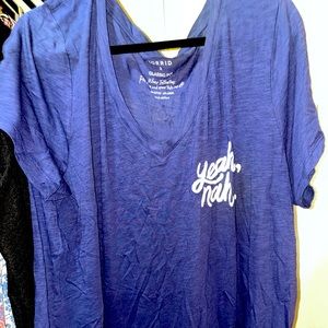 NWT Torrid Yeah Nah Tee Sz 2